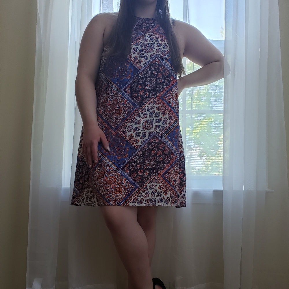 CeCe Boho Halter Dress